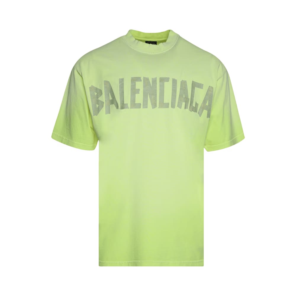 Balenciaga Medium Fit T-Shirt Fluo Yellow