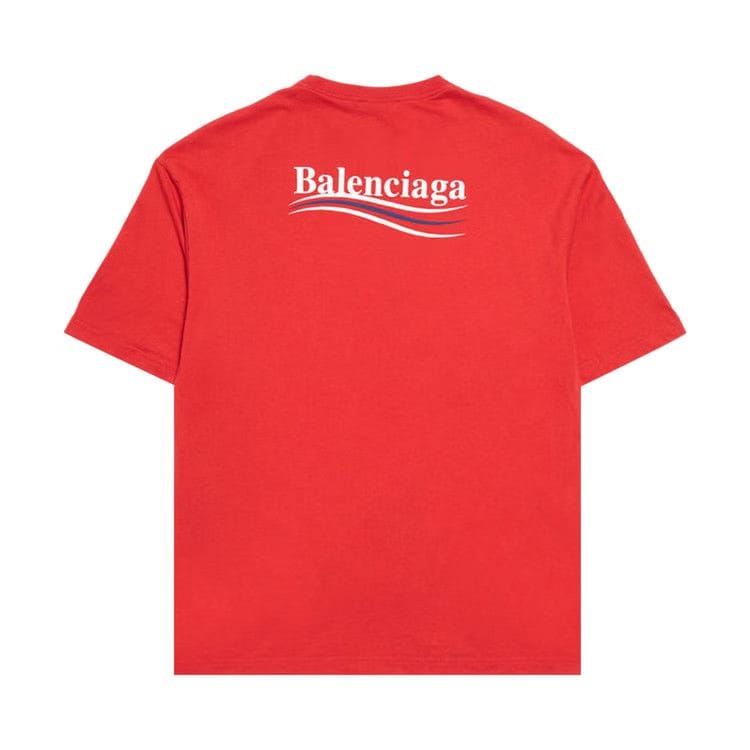 Balenciaga Political Campaign T-Shirt Red
