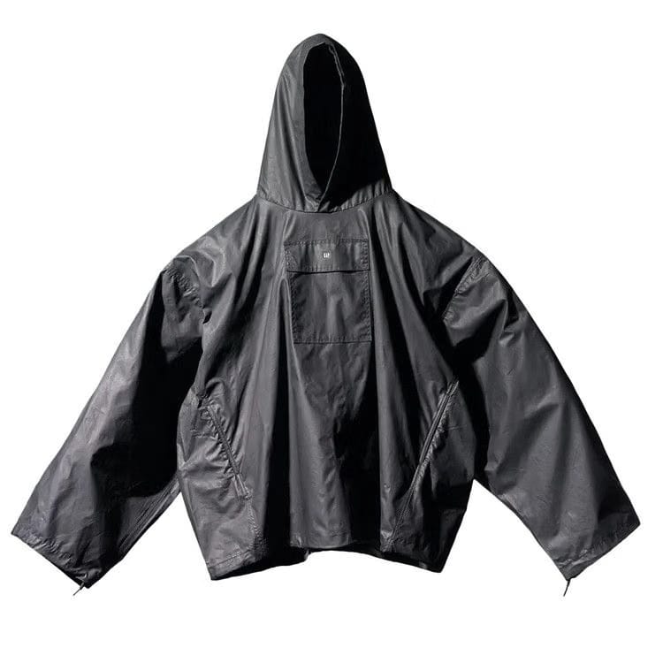 Yeezy Gap Engineered by Balenciaga Coated Cotton Anorak Black