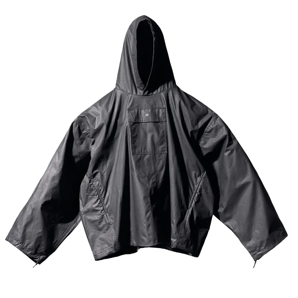 Yeezy Gap Engineered by Balenciaga Coated Cotton Anorak Black