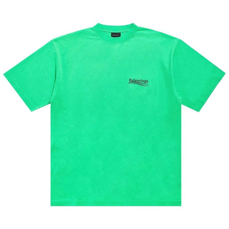Balenciaga Political Campaign T-Shirt Green