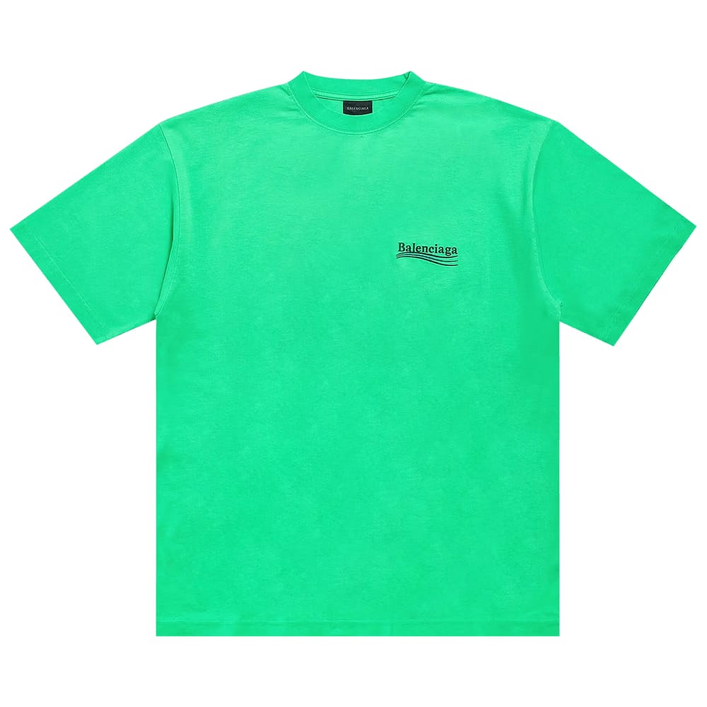 Balenciaga Political Campaign T-Shirt Green