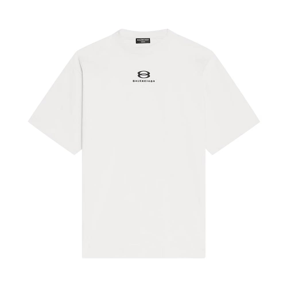 Balenciaga Large Fit T-Shirt Chalky White/Black