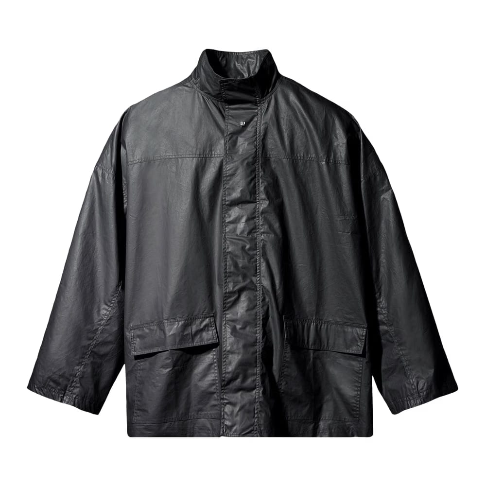 Yeezy Gap Engineered by Balenciaga Coated Cotton Light Parka Black