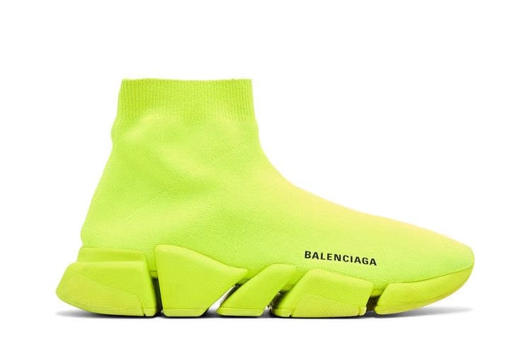 Balenciaga Speed 2 Trainer Knit Fluo Yellow