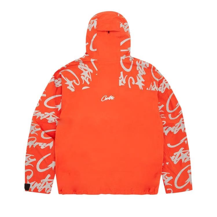 Corteiz Elitework* Waterproof Shell Jacket Orange