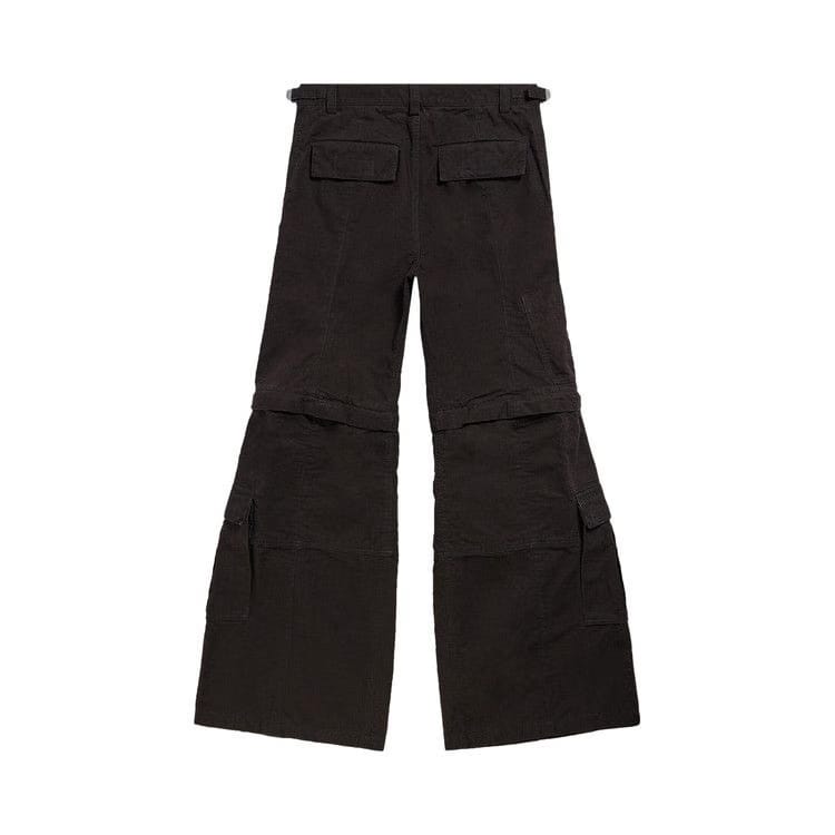 Balenciaga Flared Cargo Pants Black