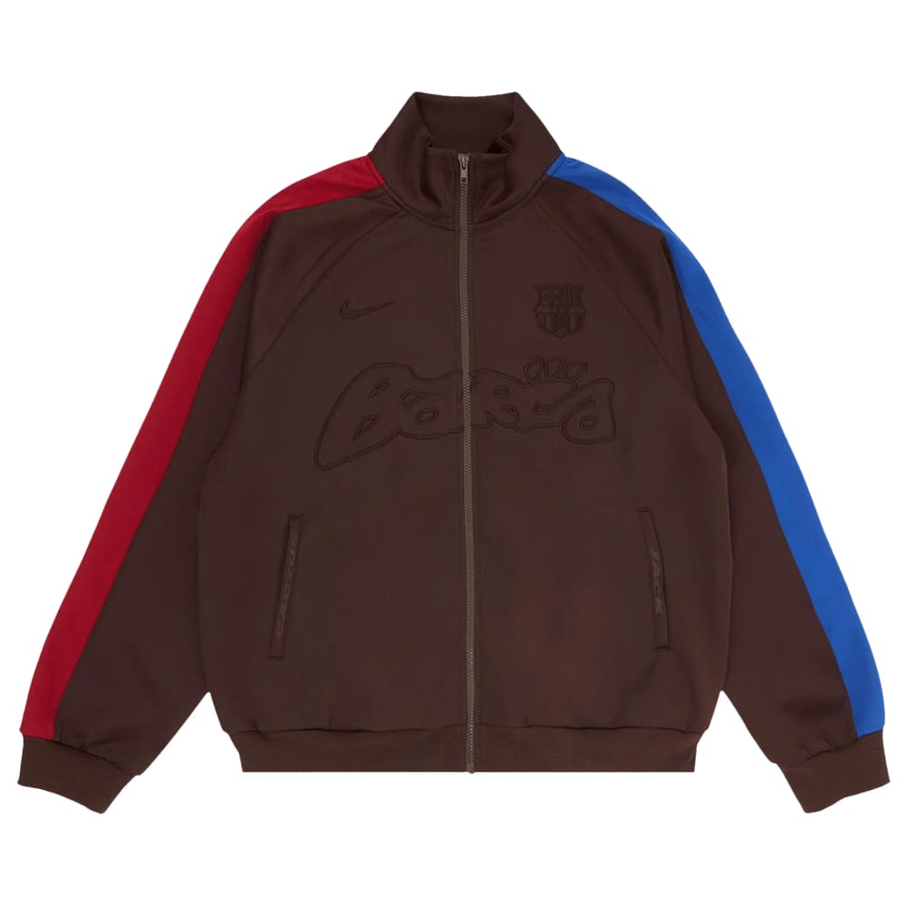 Nike FC Barcelona x Cactus Jack Retro Zip Anthem Jacket Brown