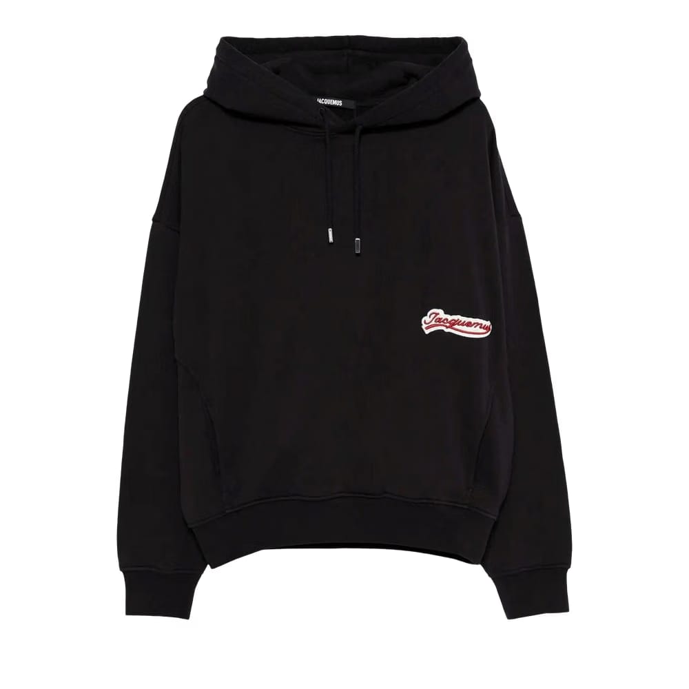 Jacquemus Le Hoodie Gio Varsity Patch Navy