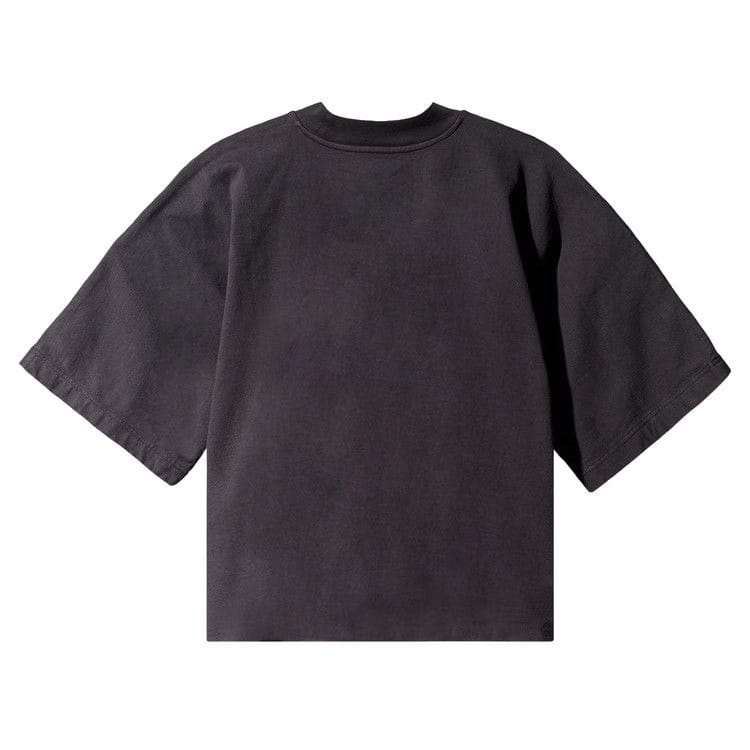 Yeezy Gap Engineered by Balenciaga Cropped Logo No Seam T-Shirt Black
