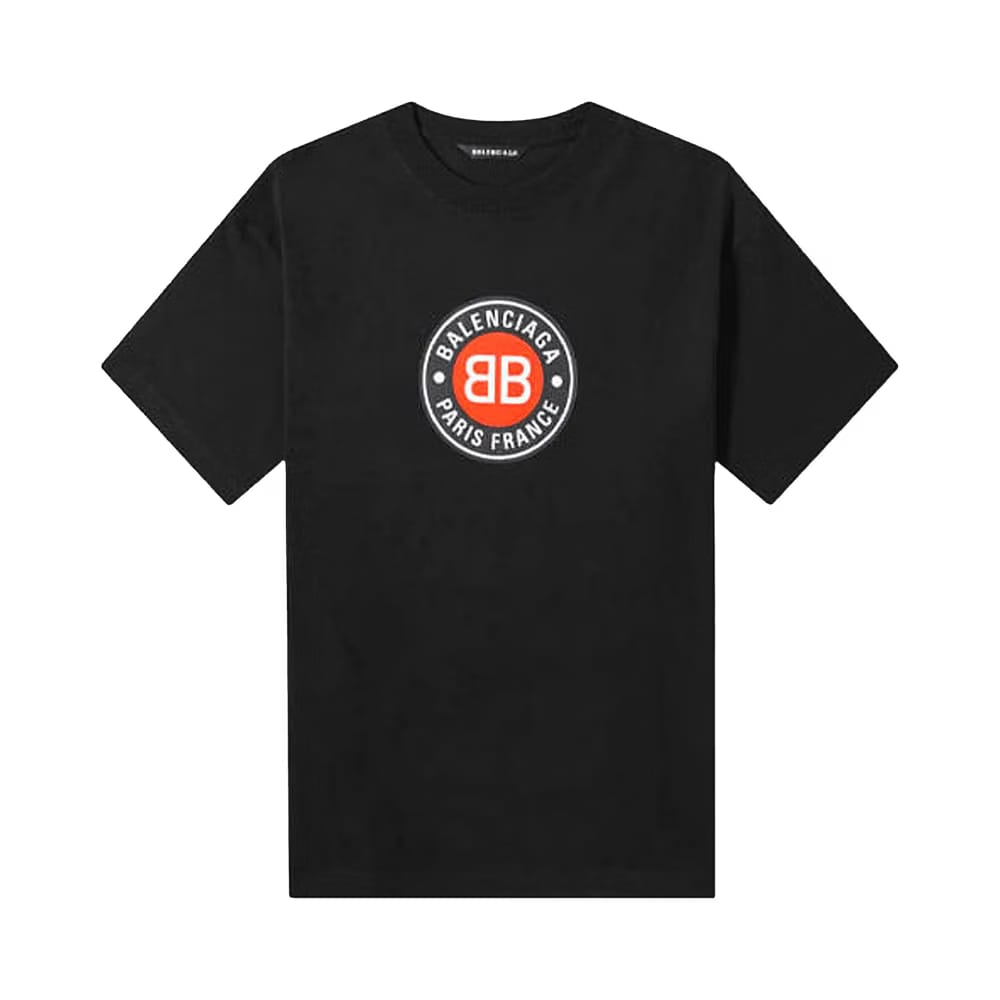 Balenciaga Logo T-Shirt Black