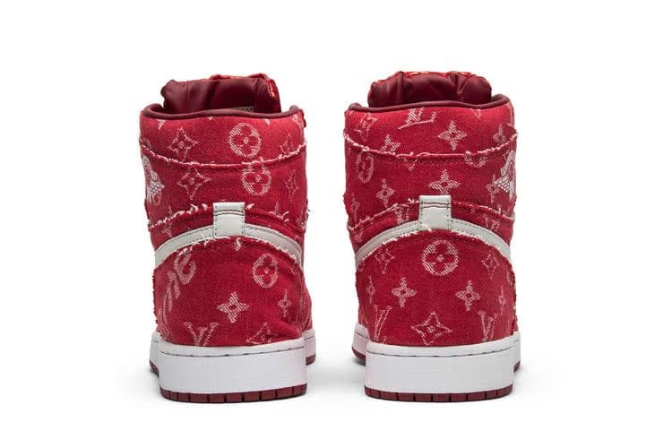 Red Ribbon Recon x Air Jordan 1 Retro High Supreme & Louis Vuitton Custom