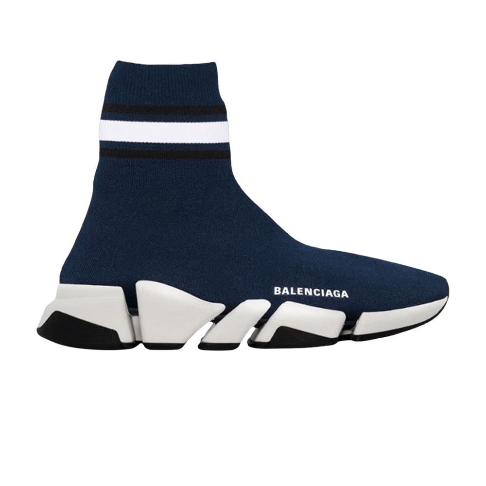 Balenciaga Wmns Speed 2.0 Trainer 'Striped - Navy'