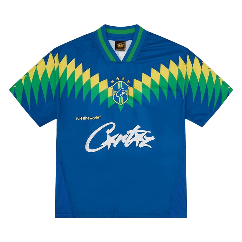 Corteiz Club America Jersey Brasil Blue
