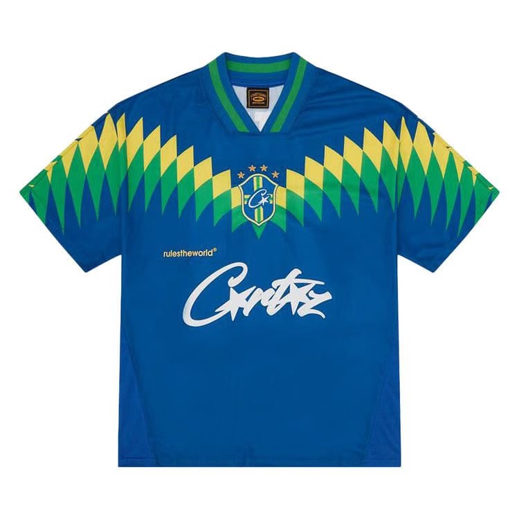 Corteiz Club America Jersey Brasil Blue