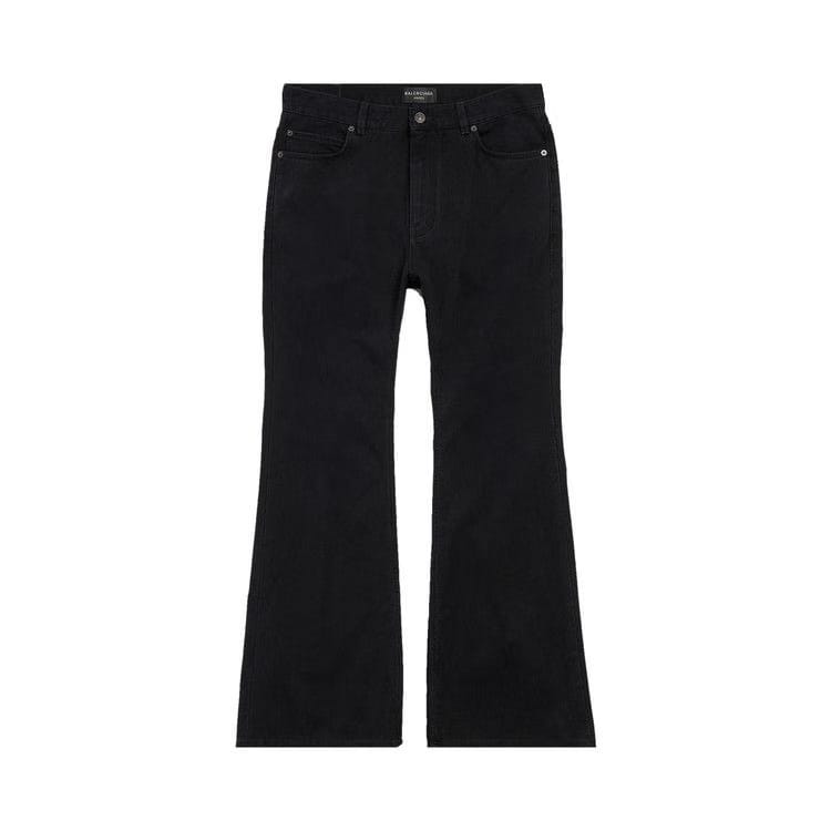 Balenciaga Flared Pants Jet Black