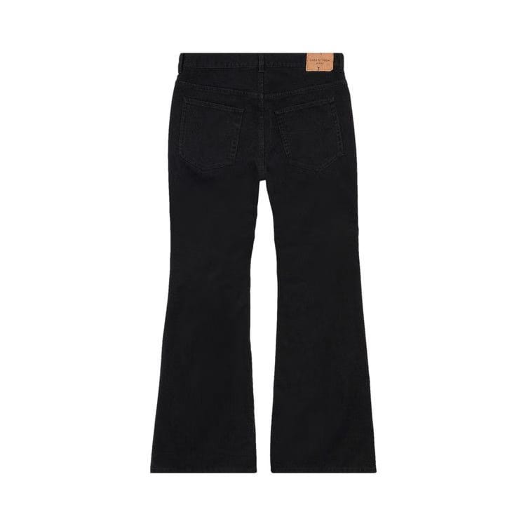 Balenciaga Flared Pants Jet Black
