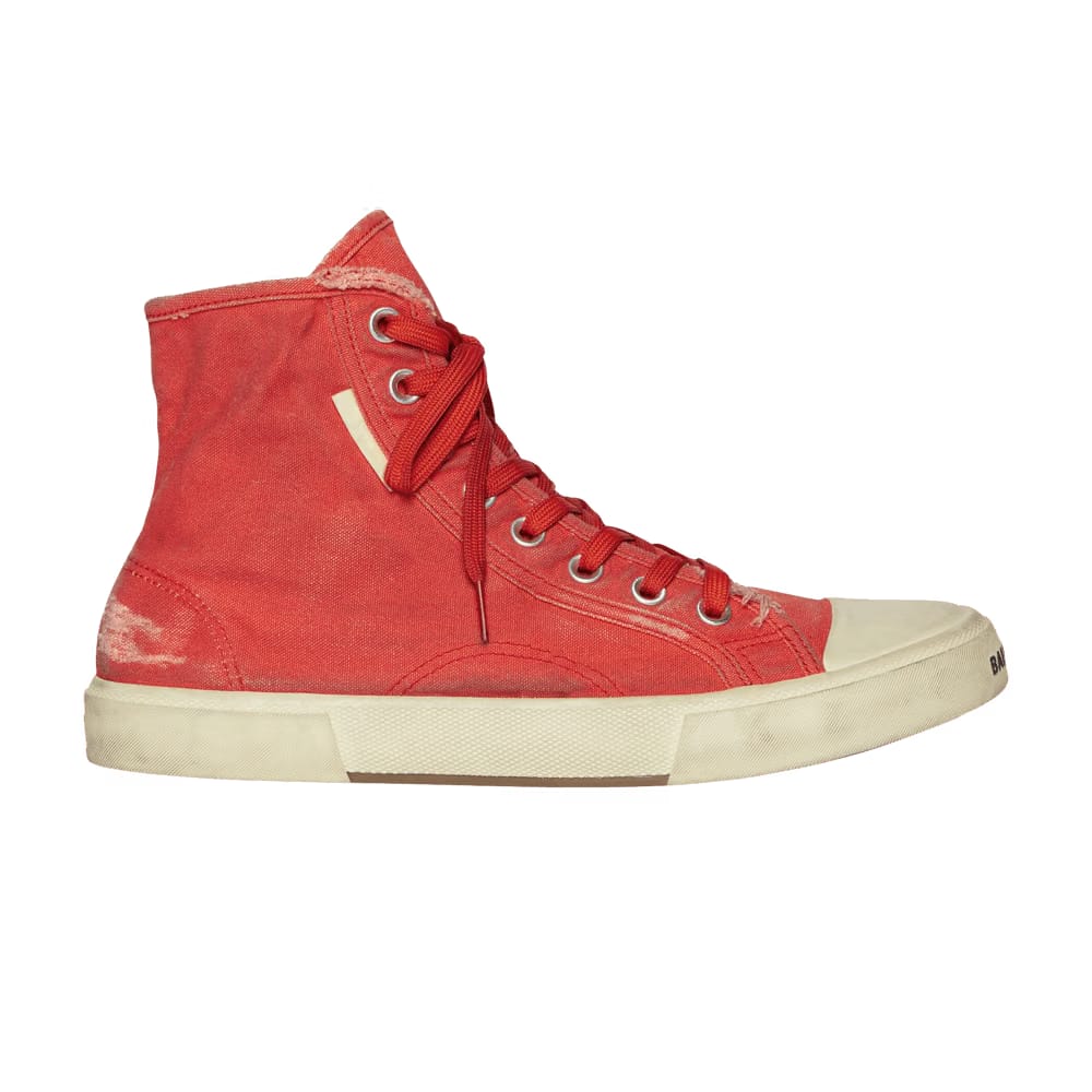 Balenciaga Paris High Destroyed - Red