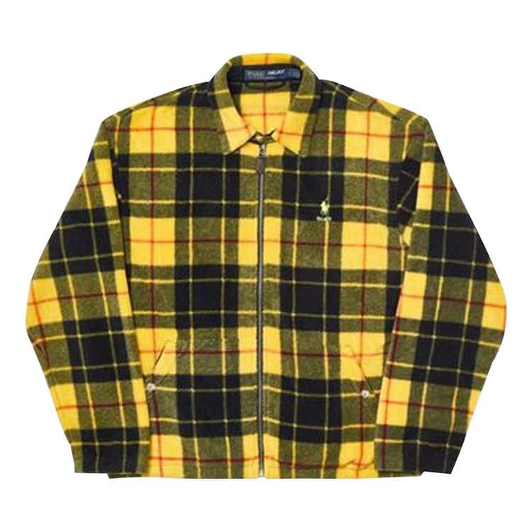 Palace x Ralph Lauren Polar Fleece Harrington Jacket Yellow Plaid
