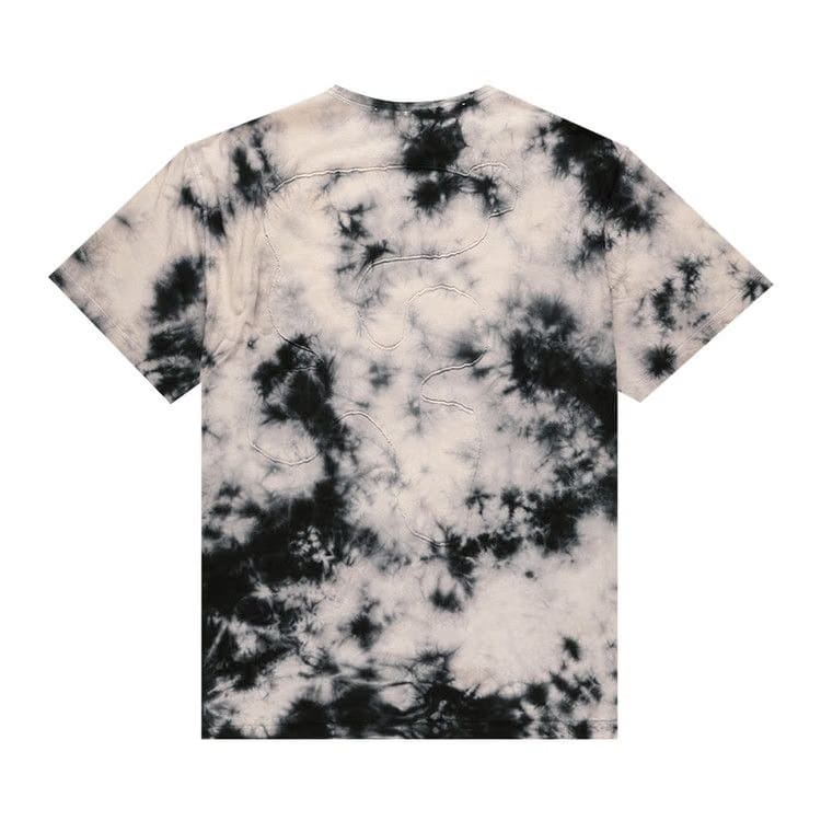 Off-White Tie Dye Shorts-Sleeve T-Shirt Multi-Color