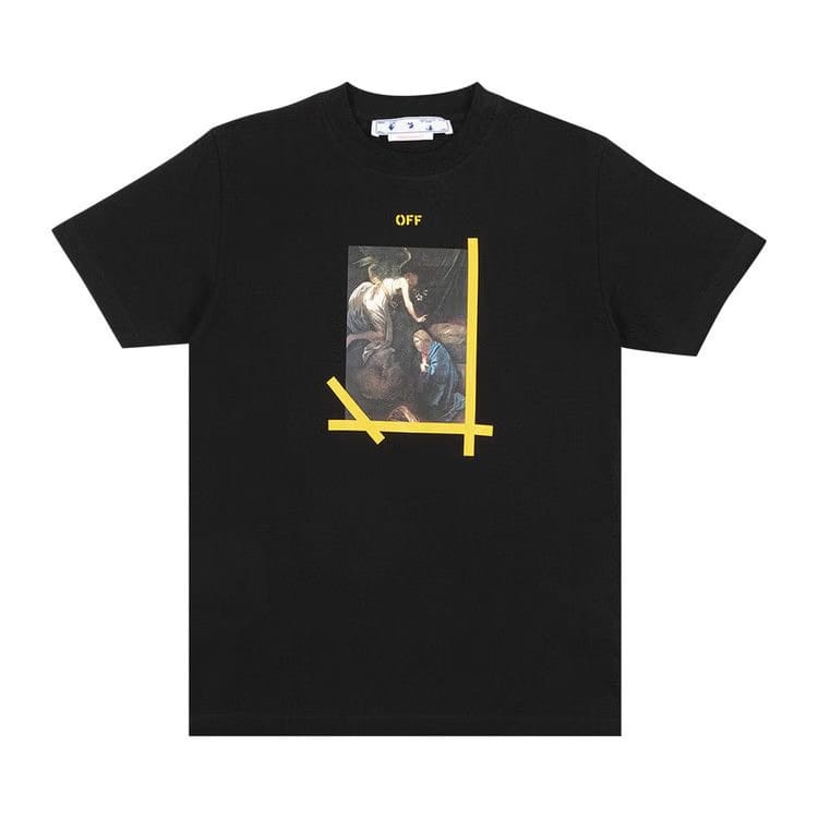 Off-White Caravaggio Print T-Shirt Black/White