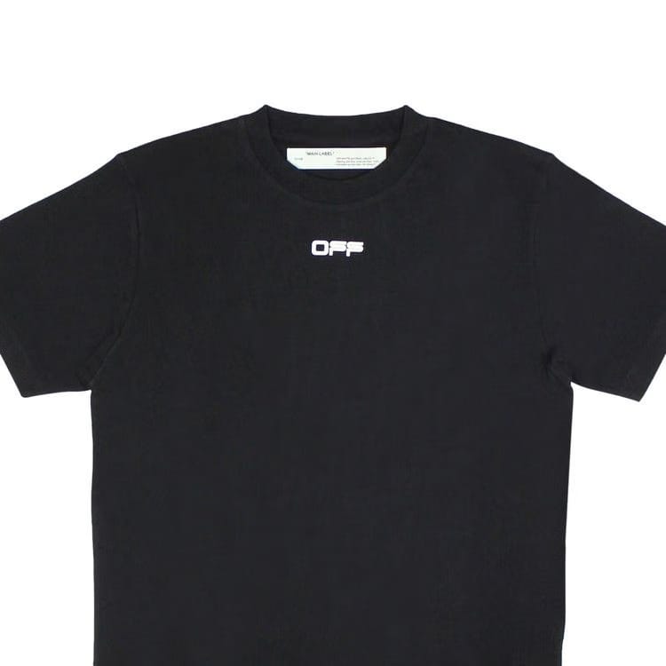 Off-White Airport Tape T-Shirt Black/White