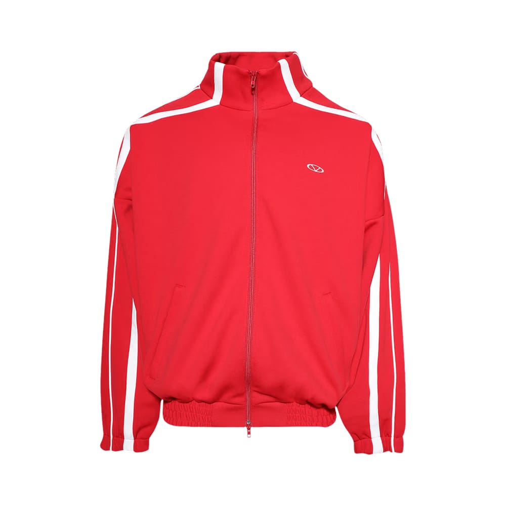 Vetements Oval Logo Gym Jacket Red