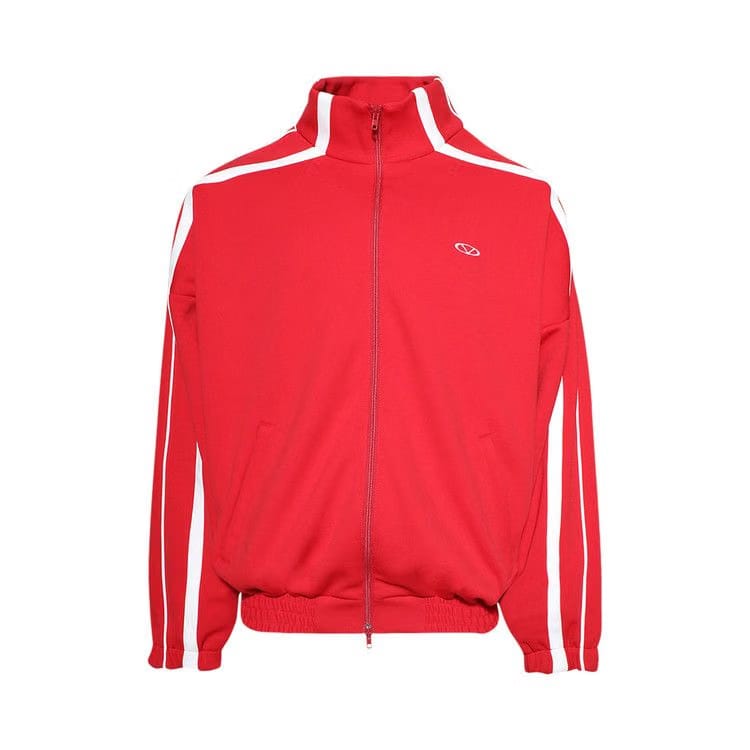 Vetements Oval Logo Gym Jacket Red