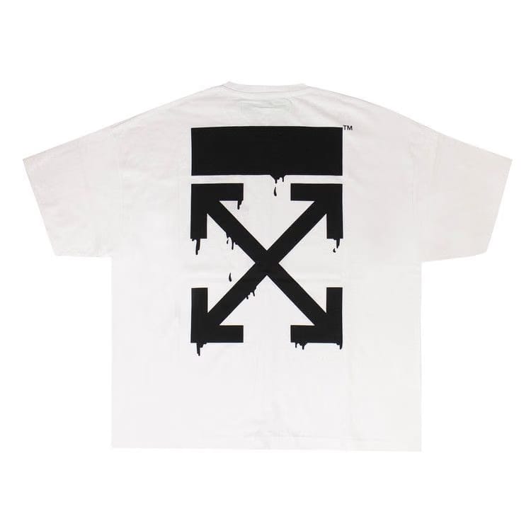 Off-White Bart Peace Oversized T-Shirt White
