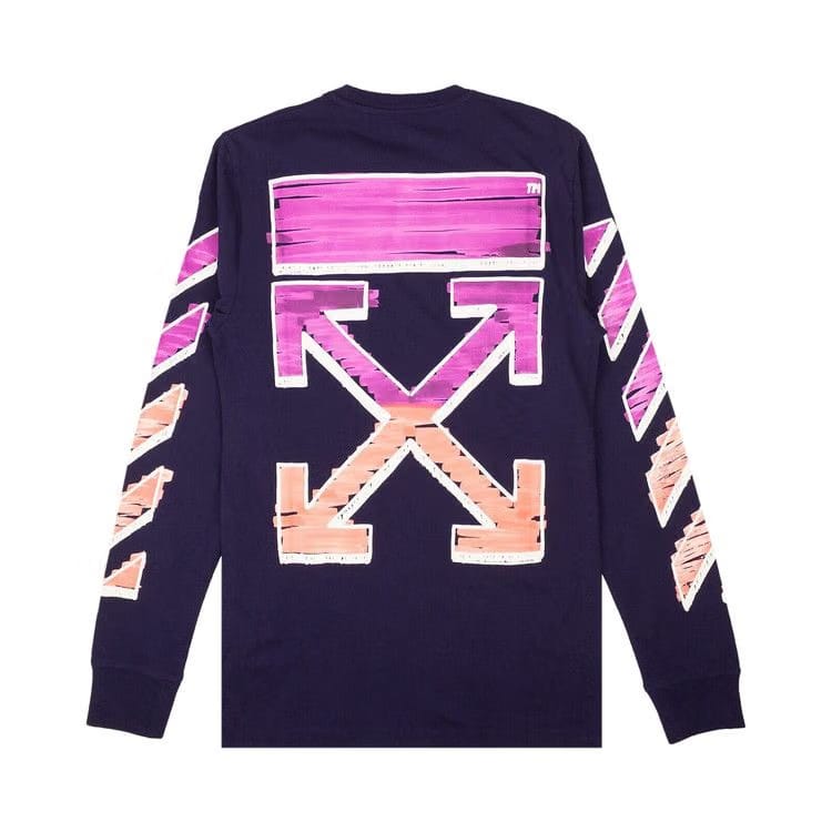 Off-White Diag Marker T-Shirt Purple