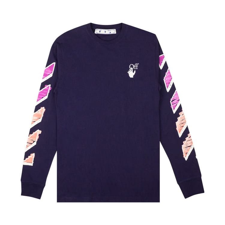 Off-White Diag Marker T-Shirt Purple