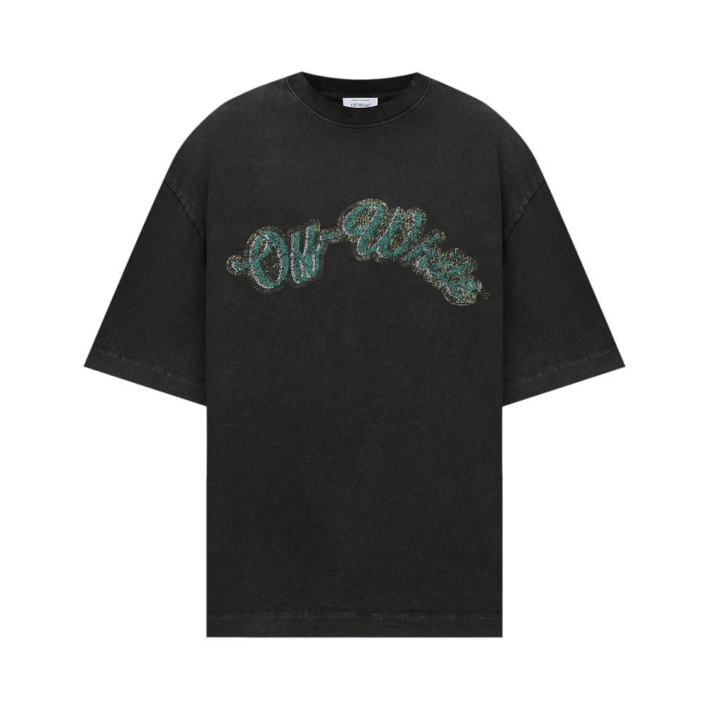 Off-White Bacchus Skate Shorts-Sleeve T-Shirt Black