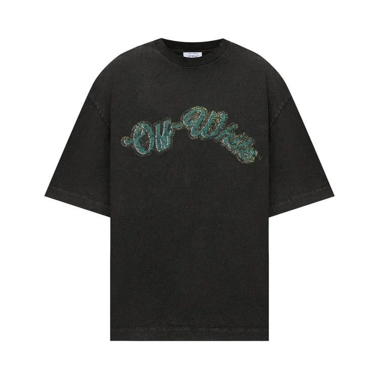 Off-White Bacchus Skate Shorts-Sleeve T-Shirt Black