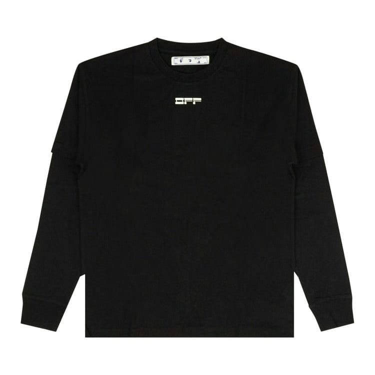 Off-White Stencil Mask Slim T-Shirt Black