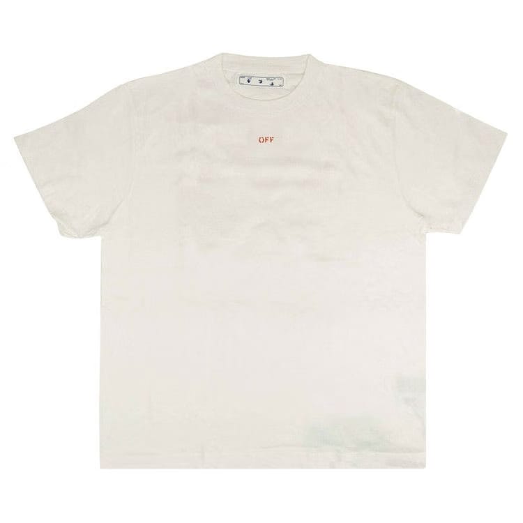 Off-White Stencil Logo T-Shirt White/Red