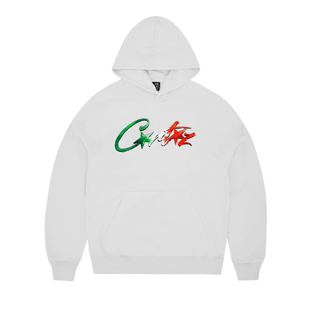 Corteiz Allstarz Italia Hoodie White