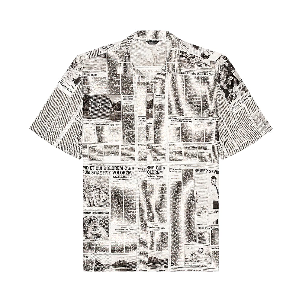 Balenciaga Sports Shirt White/Black