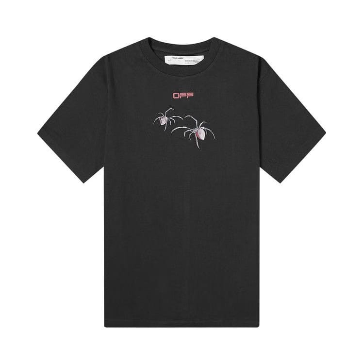 Off-White Arachno Arrow Shorts-Sleeve T-Shirt Black/Bordeau