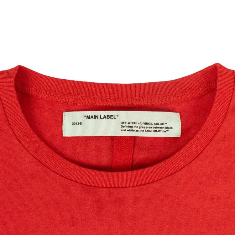 Off-White Mona Lisa Oversized T-Shirt Red
