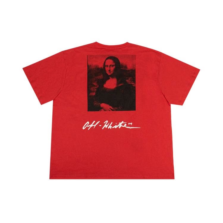 Off-White Mona Lisa Oversized T-Shirt Red