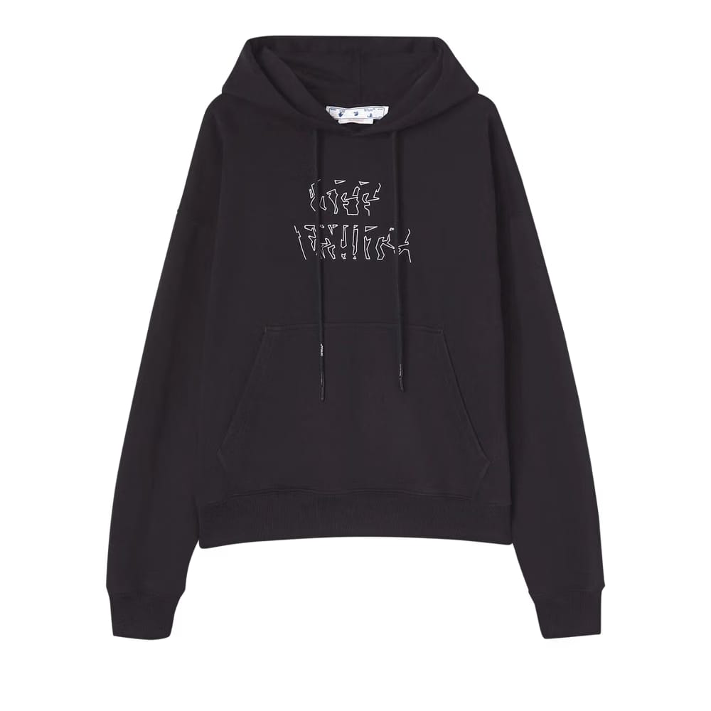 Off-White Neen Arrow Skate Hoodie Black/White