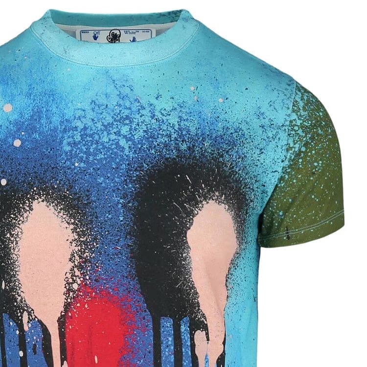 Off-White x Katsu Spray Paint T-Shirt Multicolor