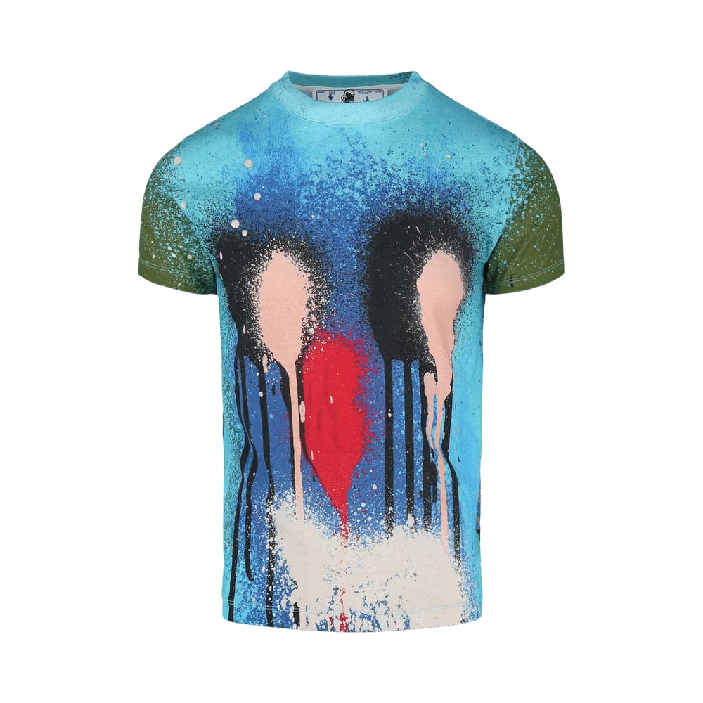 Off-White x Katsu Spray Paint T-Shirt Multicolor