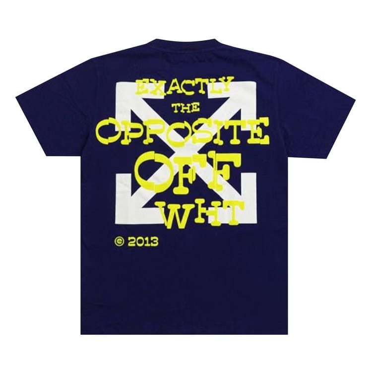 Off-White Opposite Arrow Slim T-Shirt Purple/Lime