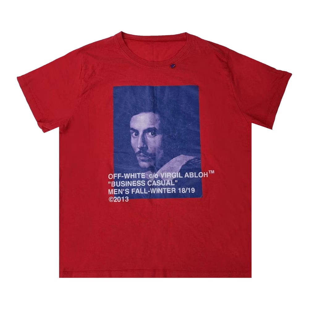 Off-White x MCA Figures of Speech Bernini T-Shirt Red