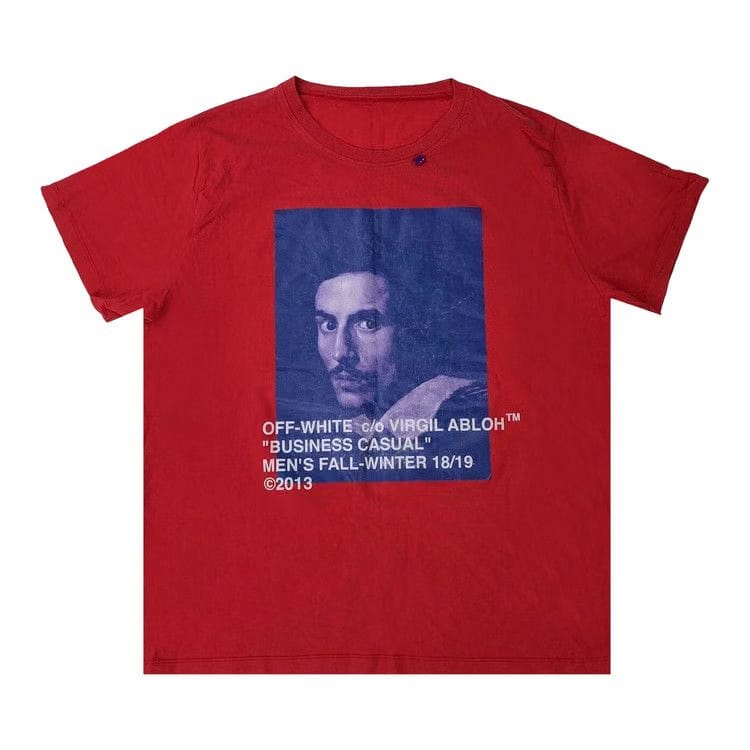 Off-White x MCA Figures of Speech Bernini T-Shirt Red