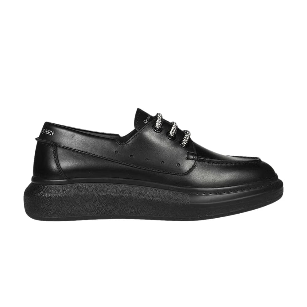 Alexander McQueen Oversized Boat Sneaker Black