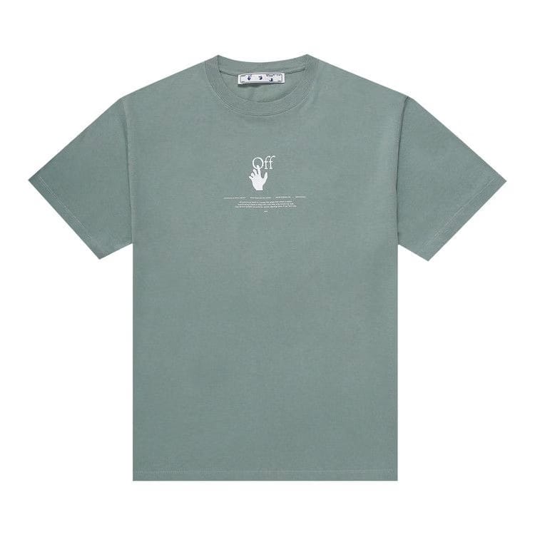 Off-White Logo T-Shirt Green