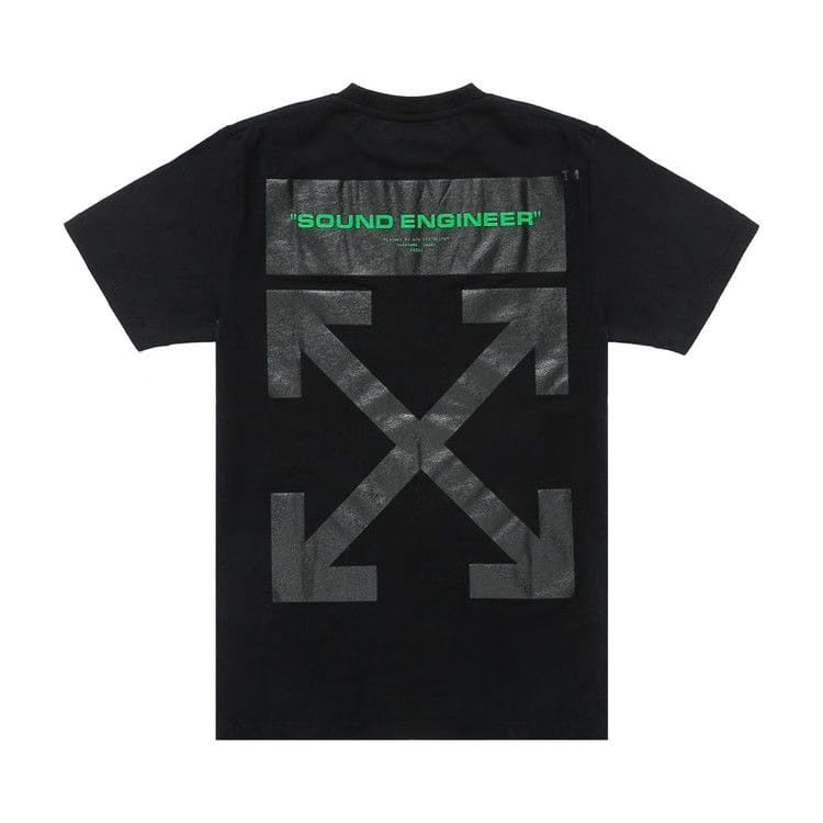 Off-White x Pioneer Sound Engineering Console T-Shirt Black/Brilliant Green