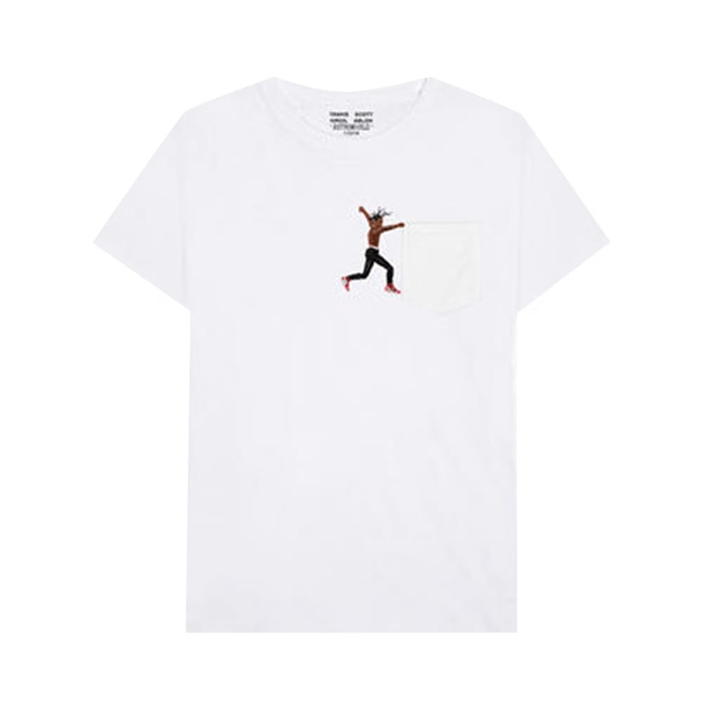 Cactus Jack by Travis Scott x Virgil Abloh By A Thread T-Shirt (Off-White Air Jordan 1 Version) White